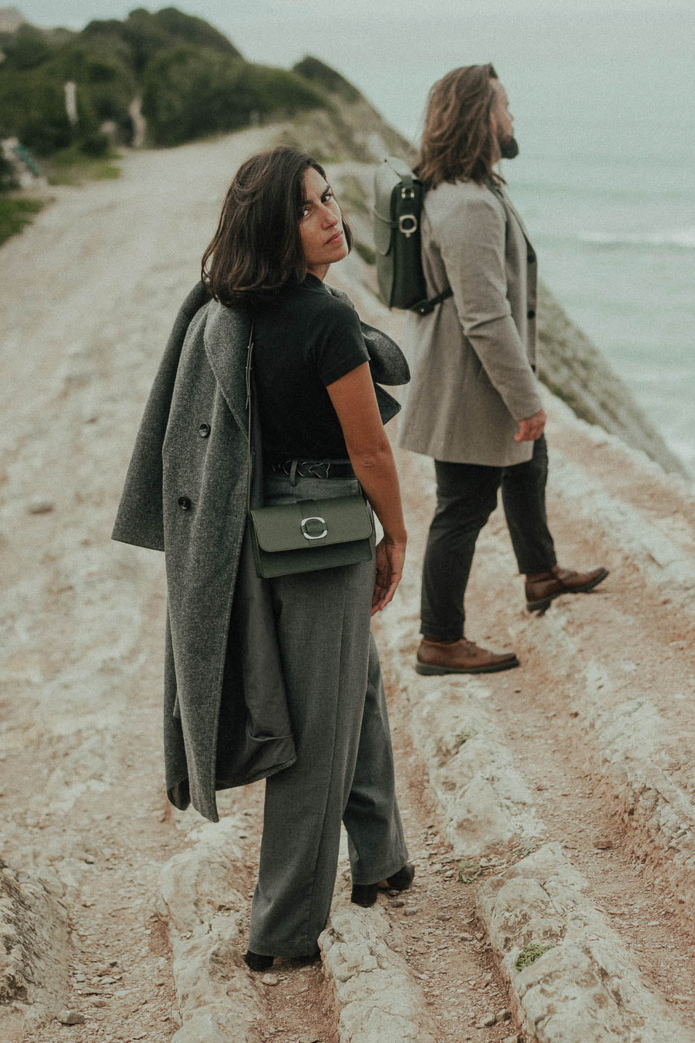 Sac à main en cuir homme et femme