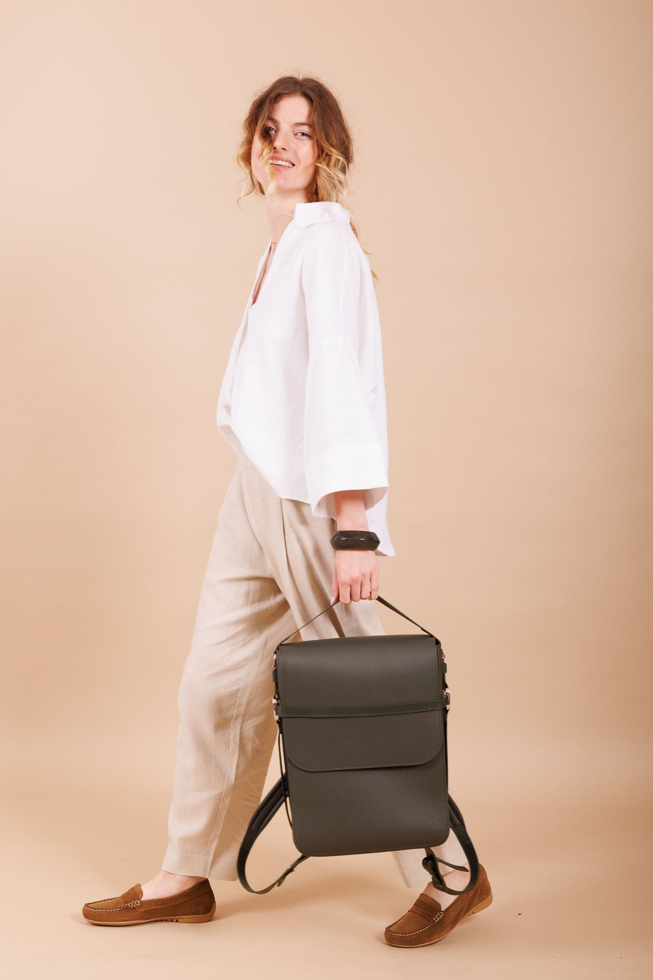 Sac à dos en cuir