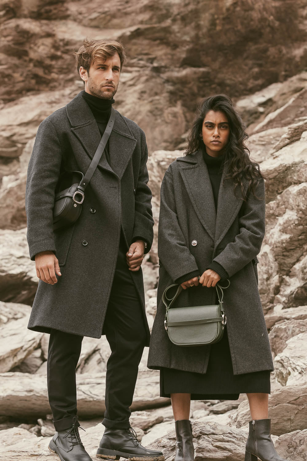 Sac à main en cuir homme et femme