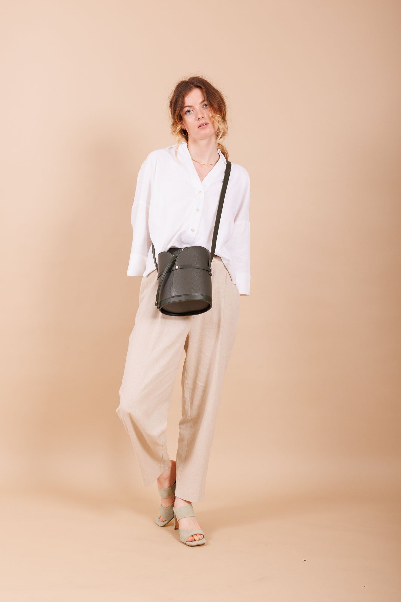Sac à bandoulière en cuir femme