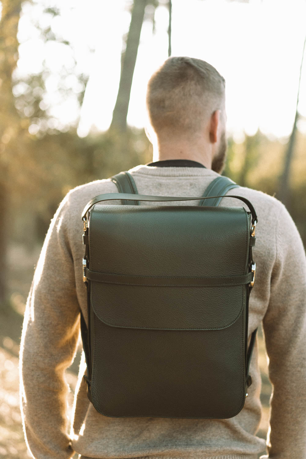 Sac à dos en cuir