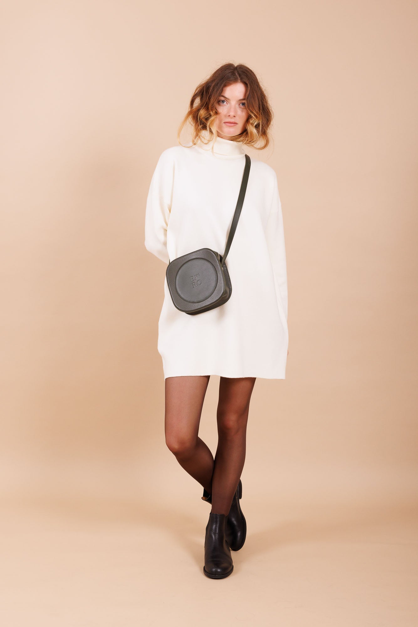 Sac à bandoulière en cuir femme