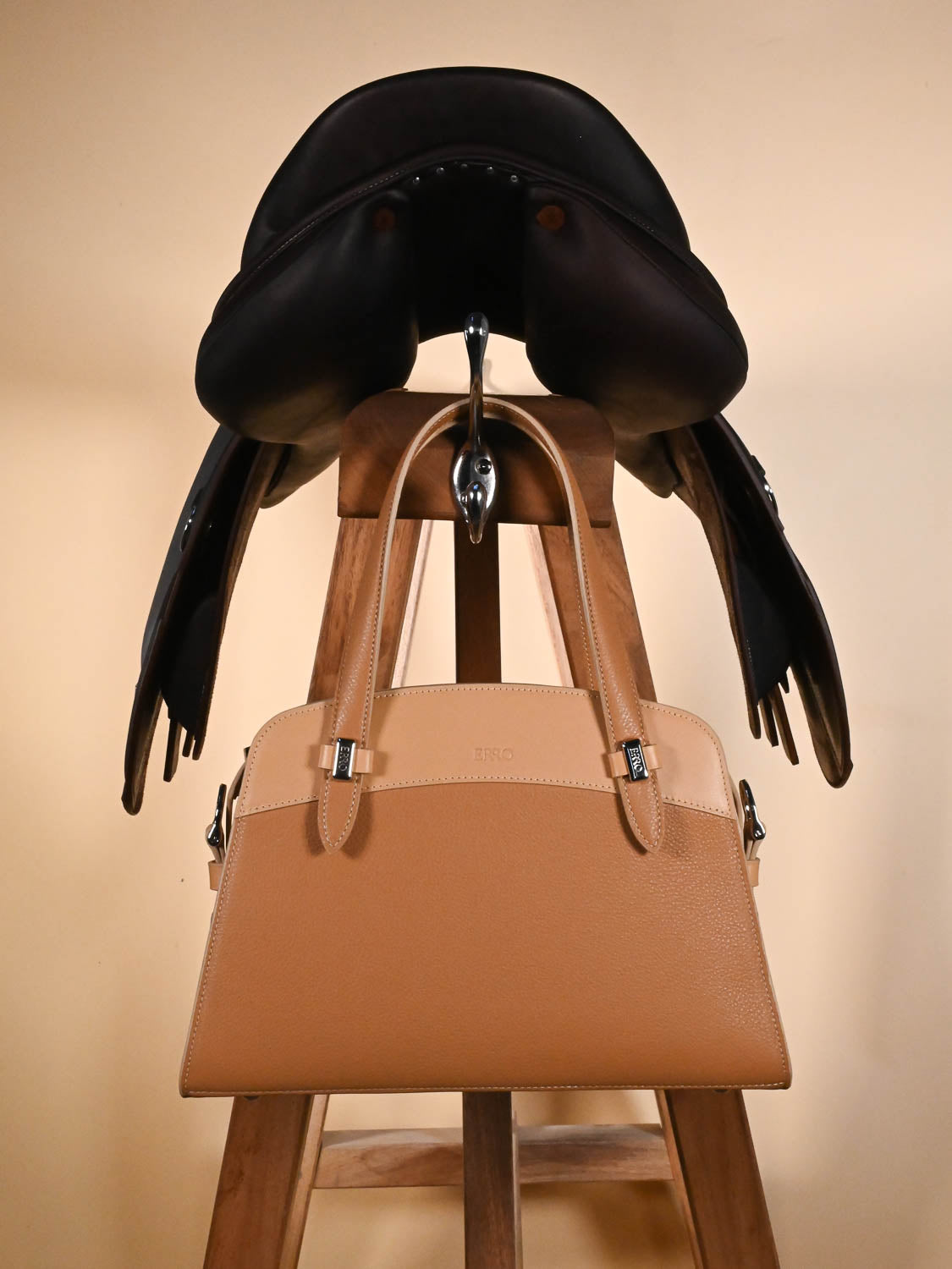 Sac à main en cuir - selle équitation