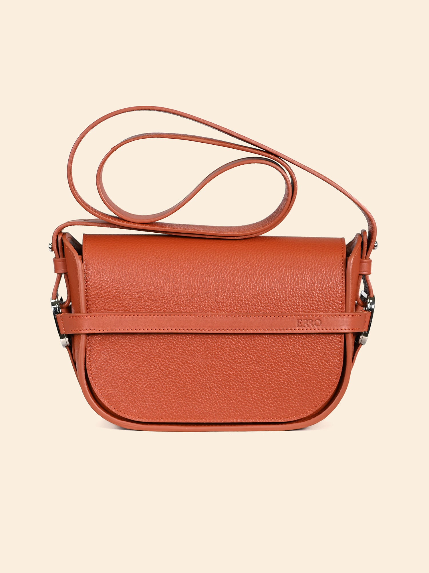 SARA Terre Rouge – Sac cuir femme terracotta ERRO Maroquinerie