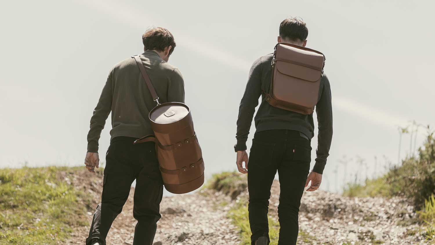Sac de voyage - Sac à dos en cuir 