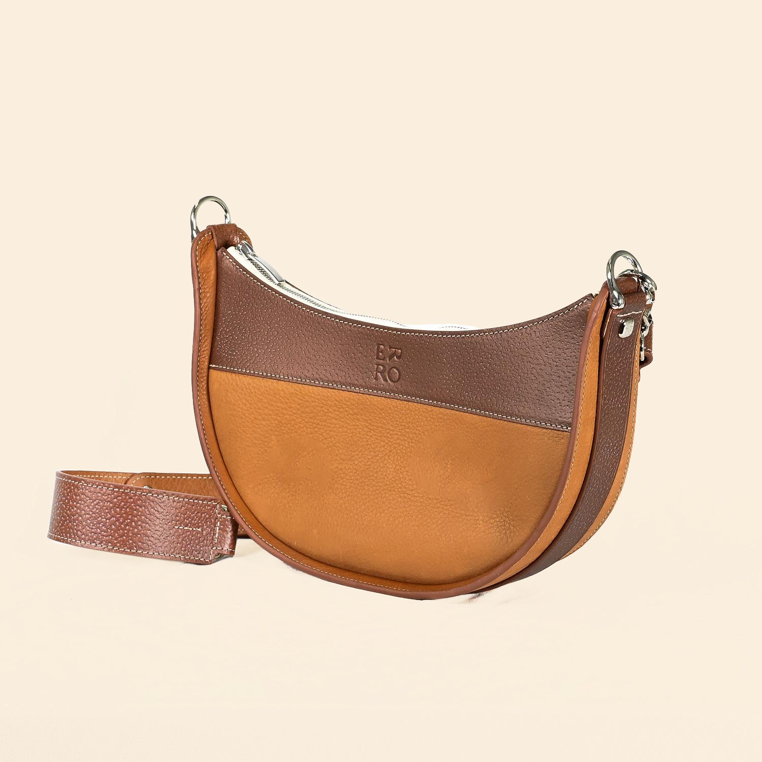 Sac demi lune Ilargia couleur Gold 