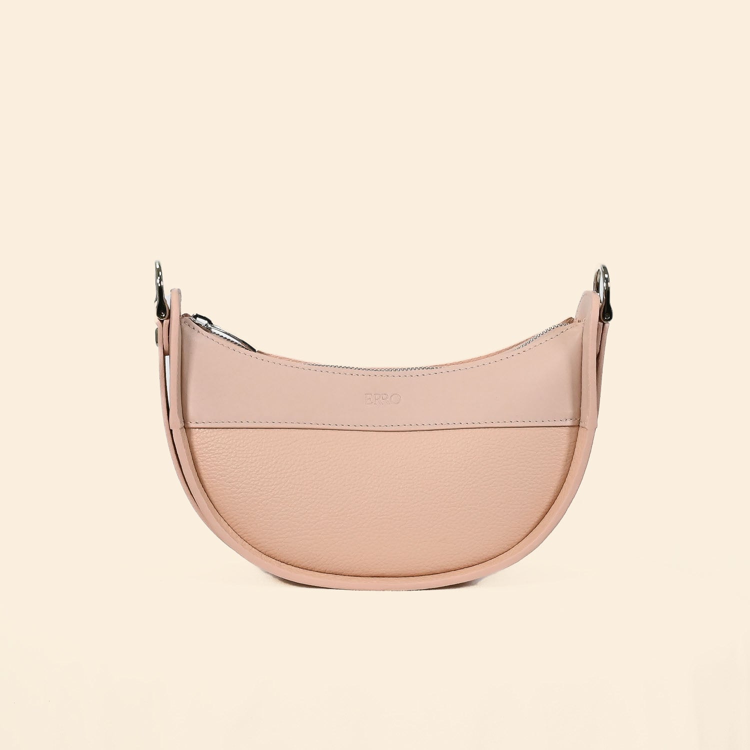 Sac demi lune Ilargia couleur Rose 
