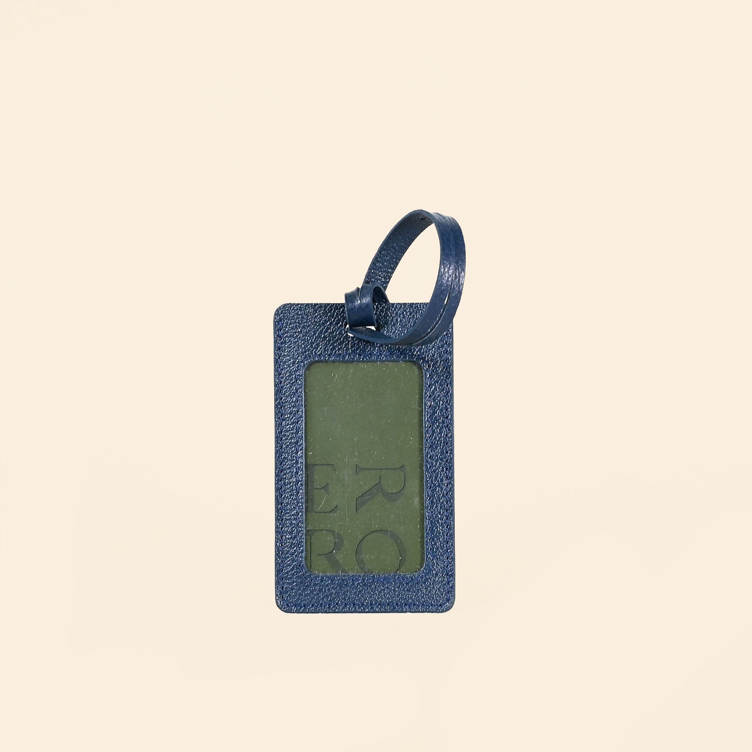 Etiquette bagage Bidaia couleur Bleu Marine 