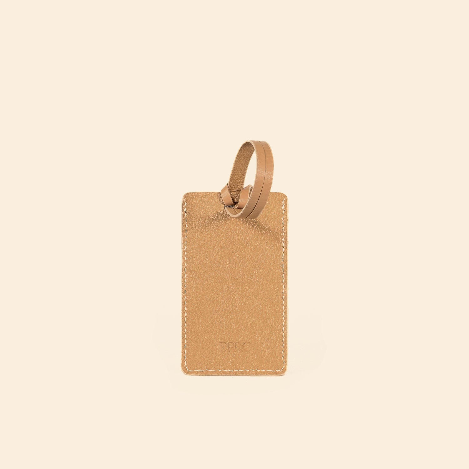 Etiquette bagage Bidaia couleur Sable 