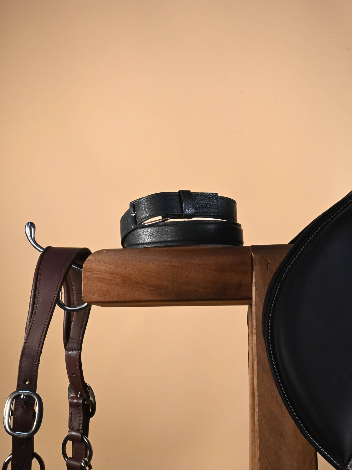 Ceinture en cuir noir