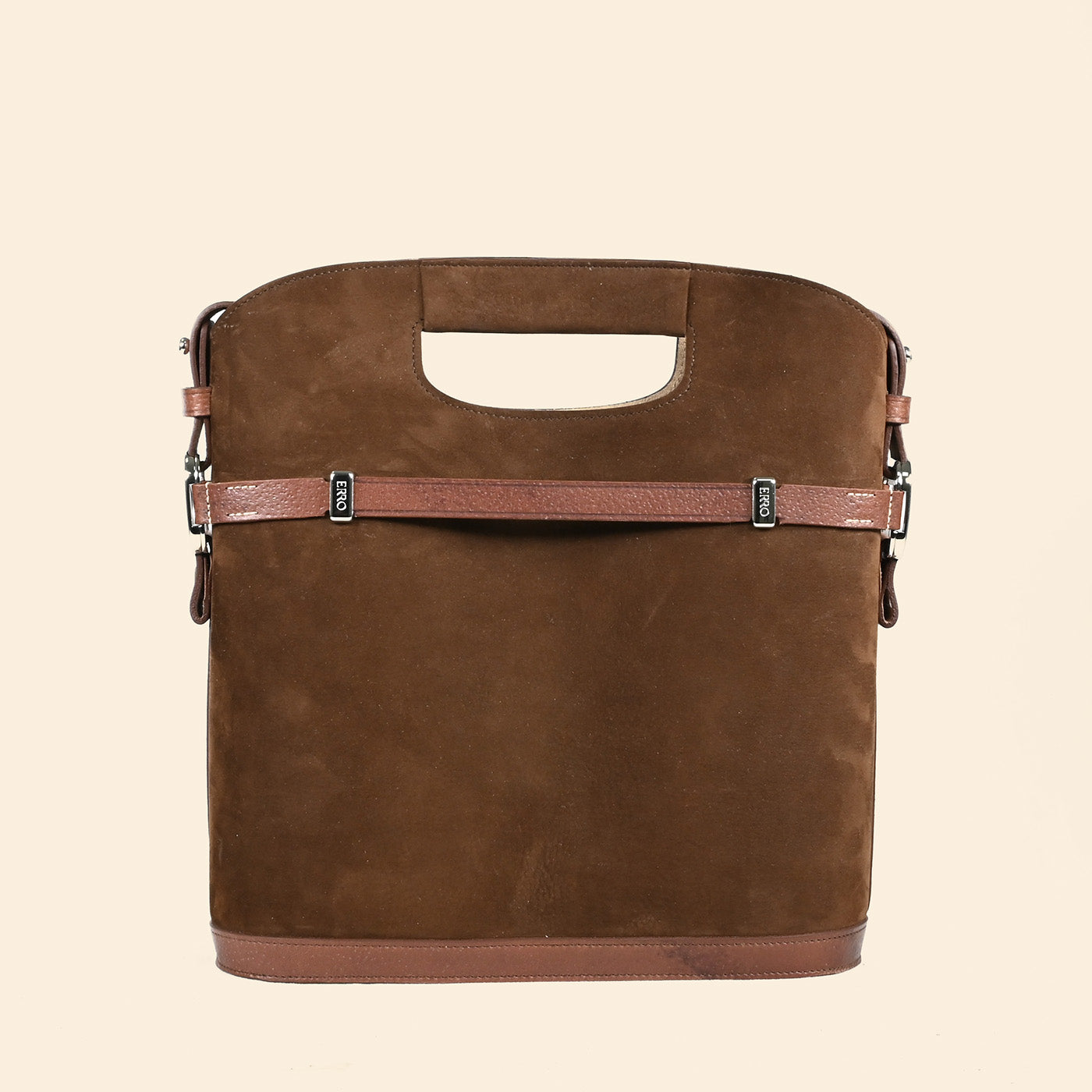 Sac à main Errola couleur Cacao Velours 