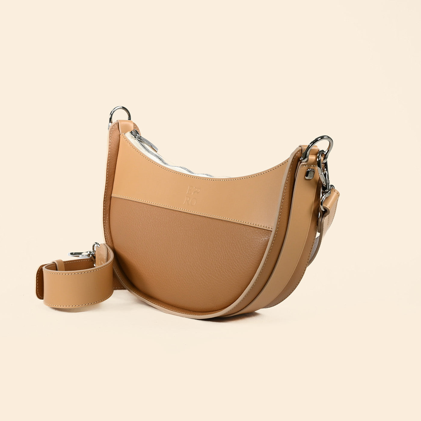 Sac demi-lune Ilargia couleur Sable