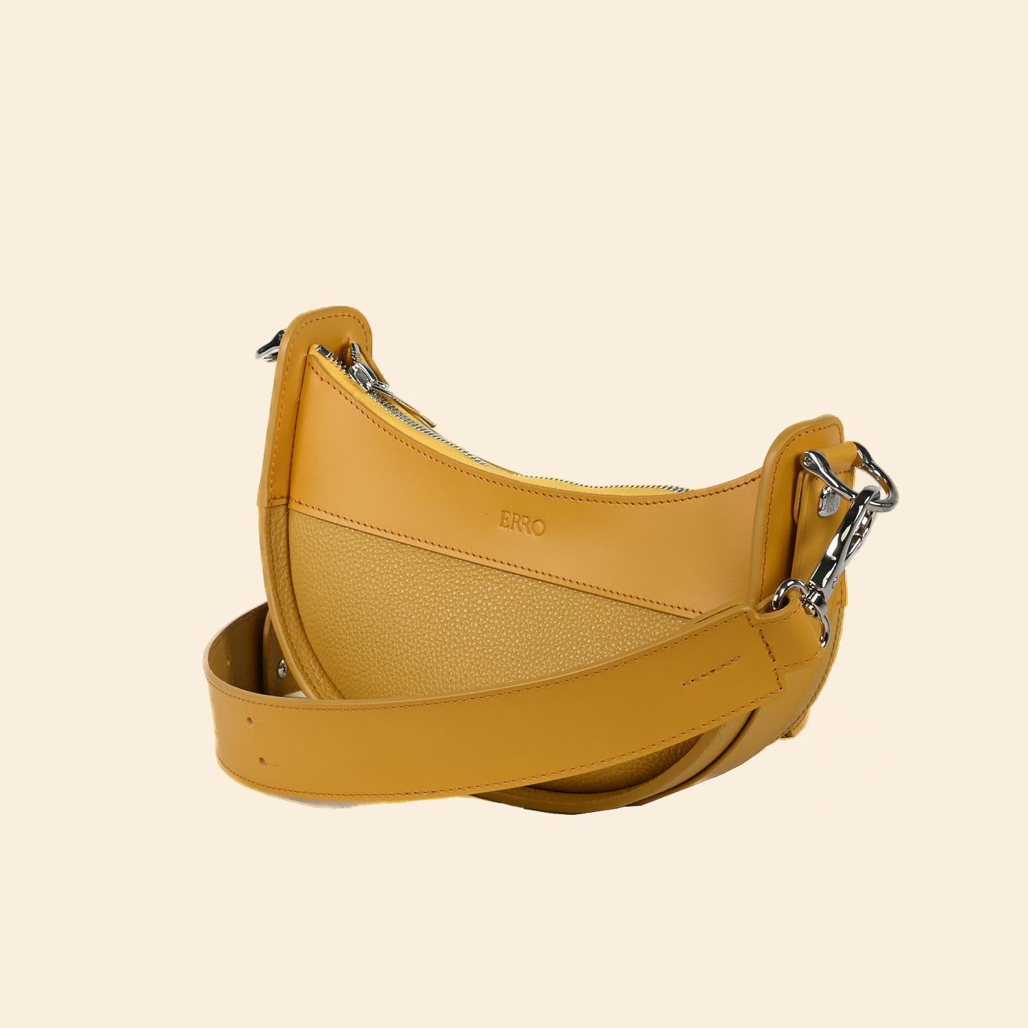 Sac demi lune Ilargia couleur Safran