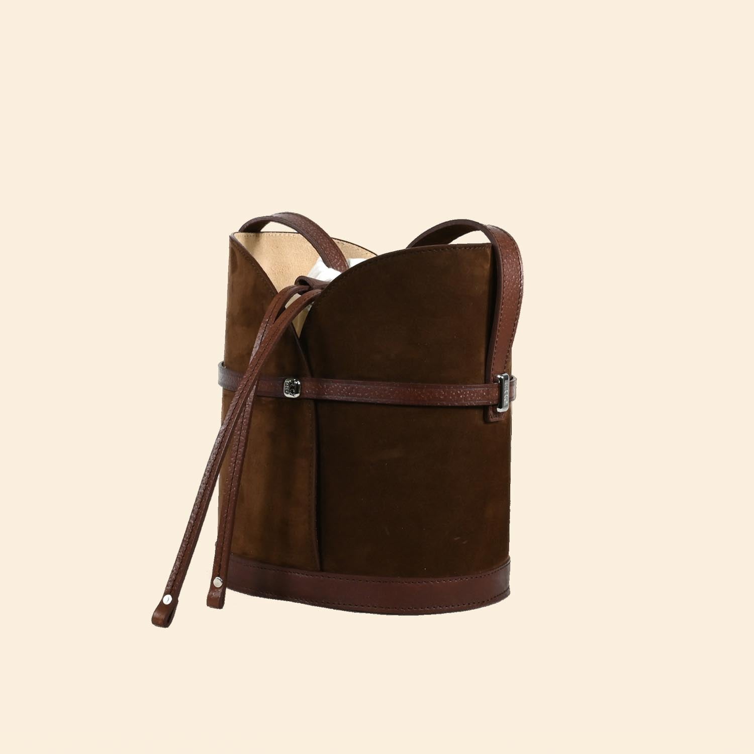 Sac Seau Laina couleur Cacao Velours 