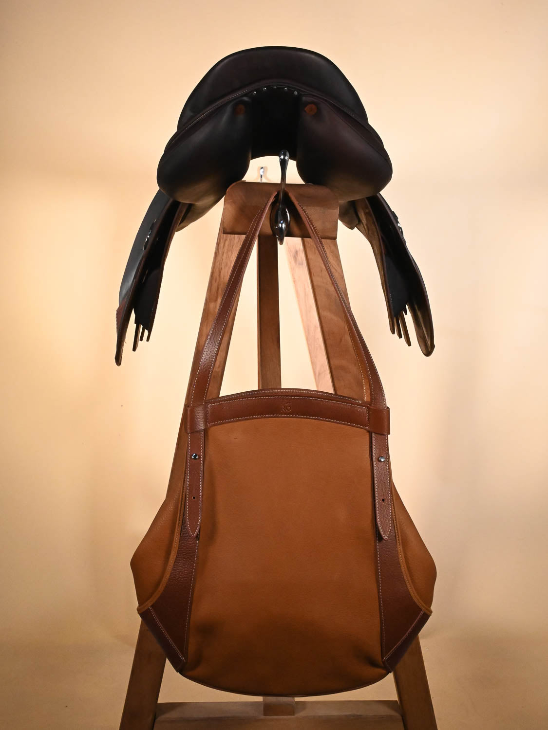 Sac à main en cuir marron 
